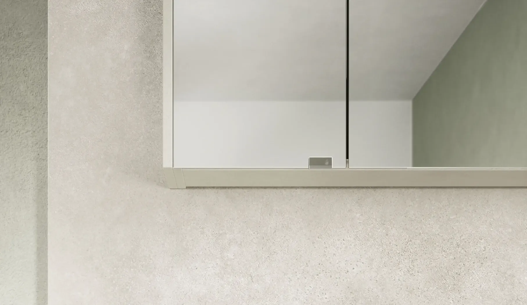 Verges Concept 60 meuble vasque + armoire de toilette + armoires latérales 8