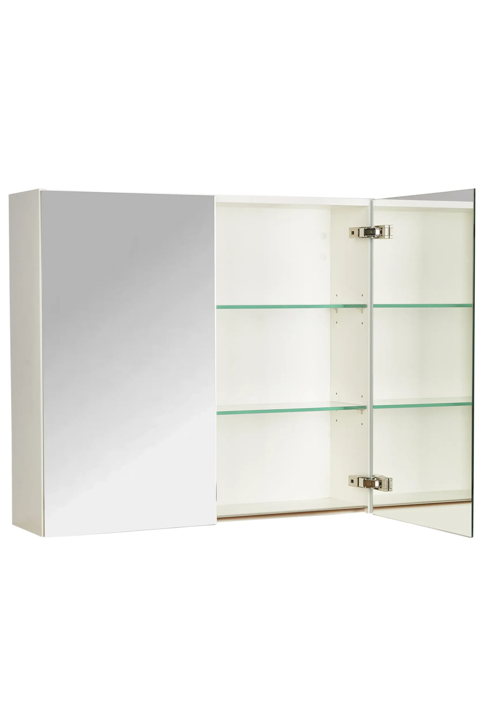 Verges Concept 80 meuble vasque + armoire de toilette + armoires latérales 11