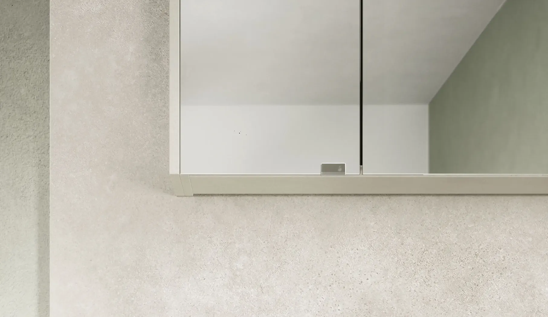 Verges Concept 120 meuble vasque + armoire de toilette + armoires latérales 6
